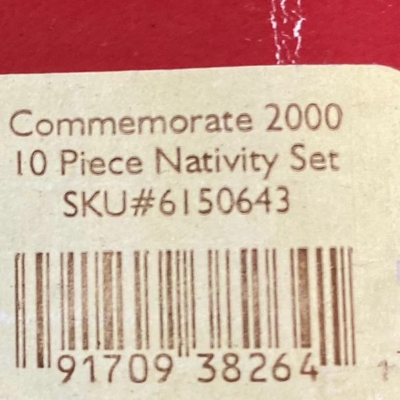 ‼️SOLD‼️ Lenox Vintage “Commemorate 2000* 10 Piece Nativity Set - Picture 7 of 7